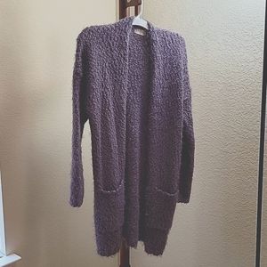 Purple Eyelash Sweater